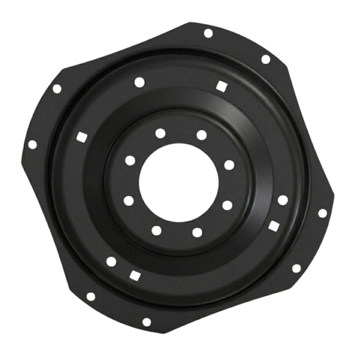 [74014] 8-Hole Waffle Disc (Groups of 2 Bolts) Center for 28"-30" Rim, Black