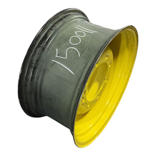 [NTS-150011] 12"W x 24"D, John Deere Yellow 8-Hole Rim with Clamp/U-Clamp (groups of 2 bolts)