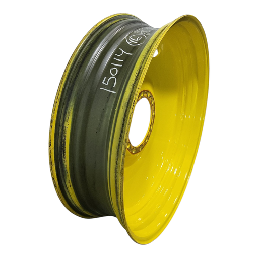 [NTS-150114] 13"W x 46"D, John Deere Yellow 12-Hole Bubble Disc , 1.75" Offset