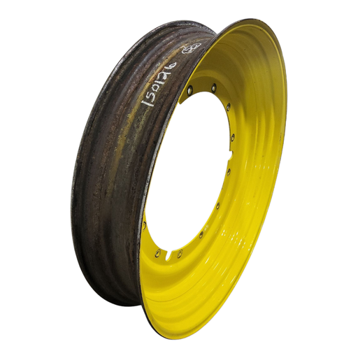 [NTS-150126] 10"W x 50"D, John Deere Yellow 12-Hole Stub Disc , -3.12" Offset