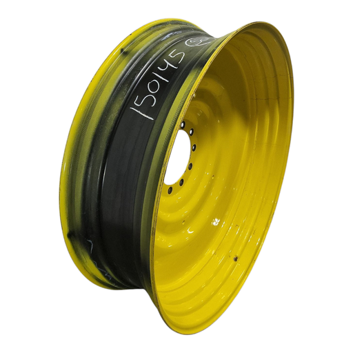 [NTS-150145] 15"W x 50"D, John Deere Yellow 10-Hole Formed Plate