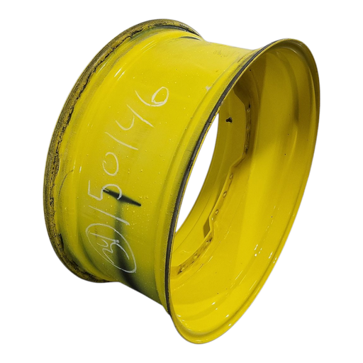 [NTS-150146] 15"W x 34"D, John Deere Yellow 12-Hole Waffle Wheel (Groups of 3 bolts)