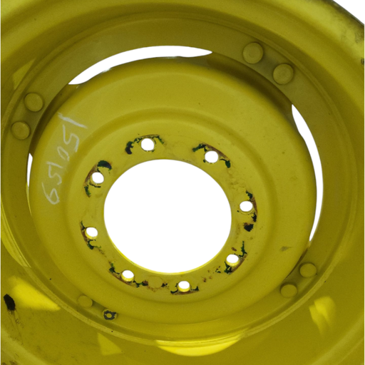 [NTS-150159] 8-Hole Stub Disc (groups of 2 bolts) Center for 24" Rim, John Deere Yellow