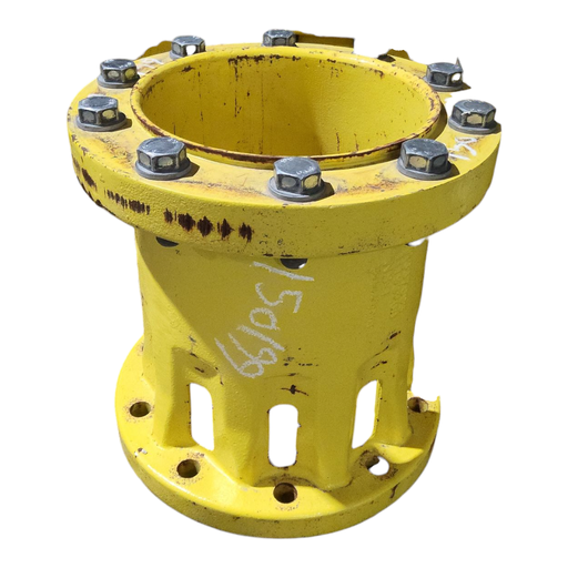 [NTS-150199] 10-Hole 15"L Hub Extension, John Deere Yellow