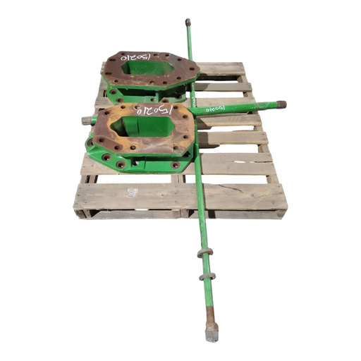 [NTS-150210] 6.5"L Combine Frame Extension for John Deere Combine "S" Series ("D"22/22 spline drive shafts), John Deere Green