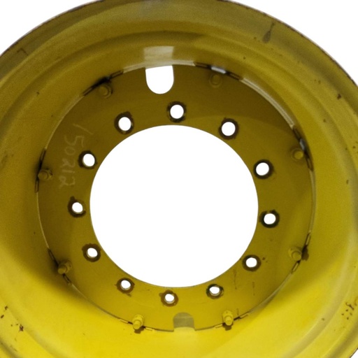 [NTS-150212] 12-Hole Rim with Clamp/Loop Style Center for 26" Rim, John Deere Yellow