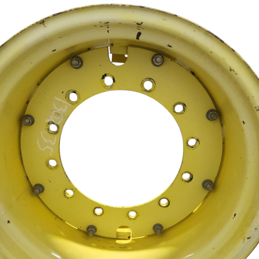 [NTS-150235] 12-Hole Rim with Clamp/Loop Style Center for 26" Rim, John Deere Yellow
