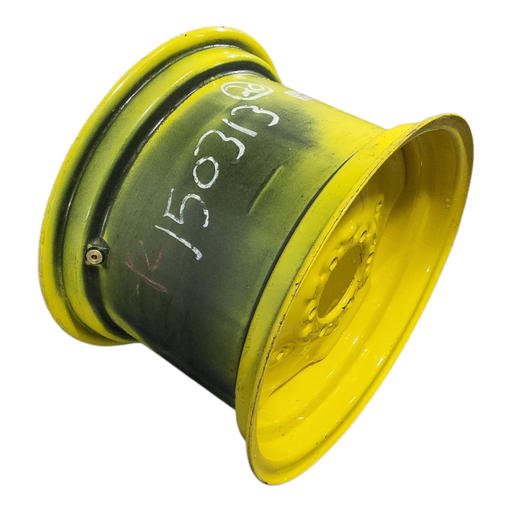 [NTS-150313] 14"W x 20"D, John Deere Yellow 6-Hole Stamped Plate , -4.94" Offset