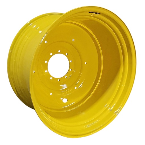 [NTS-150427] 23"W x 42"D, John Deere Yellow 10-Hole Formed Plate