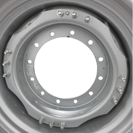 [NTS-150508] 12-Hole Waffle Wheel (Groups of 3 bolts) Center for 34" Rim, Case IH Silver Mist
