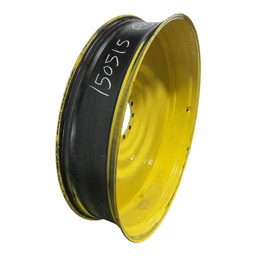 [NTS-150515] 12"W x 54"D, John Deere Yellow 10-Hole Formed Plate