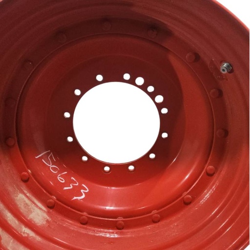 [NTS-150633] 12-Hole Stub Disc Center for 38"-54" Rim, Fendt/Agco Red