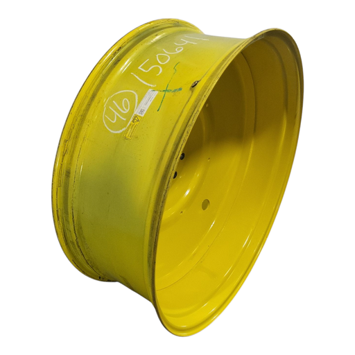 [NTS-150641] 16"W x 46"D, John Deere Yellow 10-Hole Formed Plate