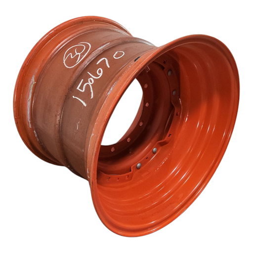 [NTS-150670] 23"W x 30"D, Fendt/Agco Red 8-Hole Waffle Wheel (Groups of 2 Bolts)