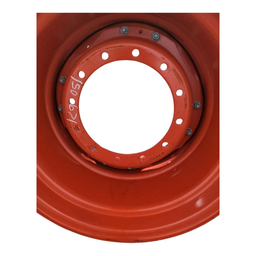 [NTS-150671] 12-Hole Waffle Wheel (Groups of 2 bolts) Center for 28"-30" Rim, Fendt/Agco Red