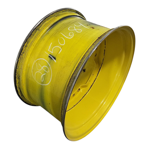 [NTS-150684] 15"W x 28"D, John Deere Yellow 12-Hole Waffle Wheel (Groups of 3 bolts) , -1.38" Offset