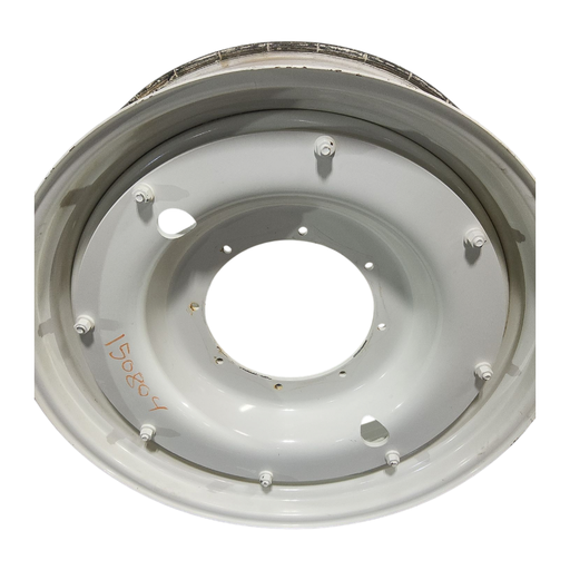 [NTS-150804] 8-Hole Stub Disc Center for 38"-54" Rim, New Holland White 8-Hole Stub Disc Center for 38"-54" Rim, New Holland White