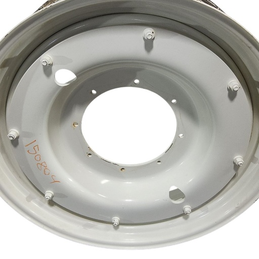 [NTS-150804] 8-Hole Stub Disc Center for 38"-54" Rim, New Holland White