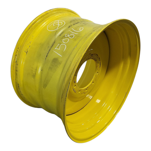 [NTS-150816] 23"W x 38"D, John Deere Yellow 10-Hole Formed Plate , -3.12" Offset