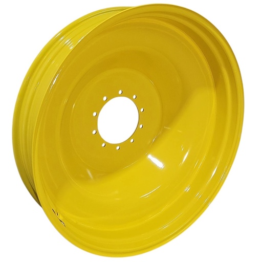 [NTS-150859] 10"W x 46"D, John Deere Yellow 10-Hole Spun Disc , -9.88" Offset