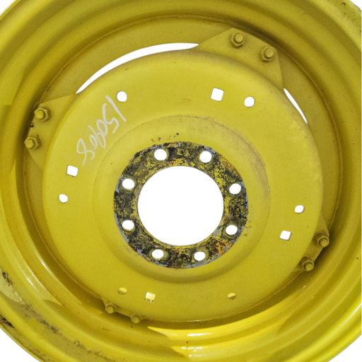 [NTS-150908] 8-Hole Stub Disc (groups of 2 bolts) Center for 30" Rim, John Deere Yellow