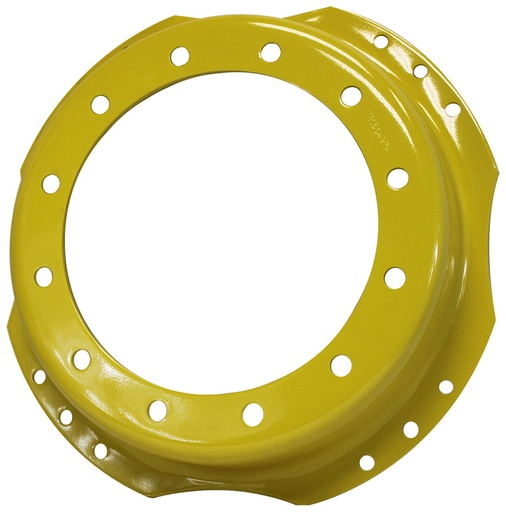 [27252(SIS)] 12-Hole Waffle Disc (Groups of 3 Bolts) Center for 28"-30" Rim, John Deere Yellow