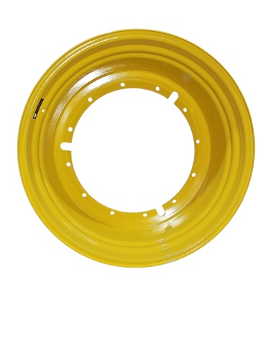 [NTS-151022] 23"W x 42"D, John Deere Yellow 12-Hole Stub Disc , -3.25" Offset