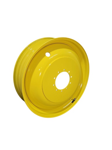 [NTS-151318] 13"W x 46"D, John Deere Yellow 10-Hole Formed Plate