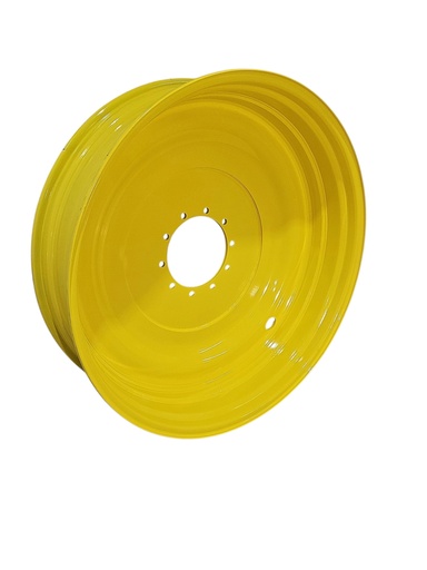 [NTS-151321] 12"W x 46"D, John Deere Yellow 10-Hole Formed Plate