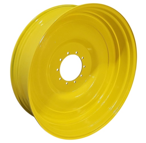 [NTS-151322] 13"W x 46"D, John Deere Yellow 10-Hole Formed Plate , -6.5" Offset