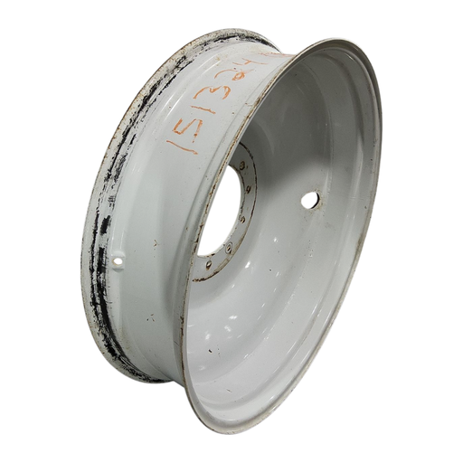 [NTS-151324] 10"W x 38"D, New Holland White 10-Hole Formed Plate , 6.5" Offset