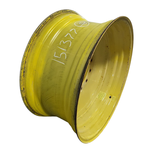 [NTS-151377] 18"W x 38"D, John Deere Yellow 12-Hole Formed Plate , -2.88" Offset