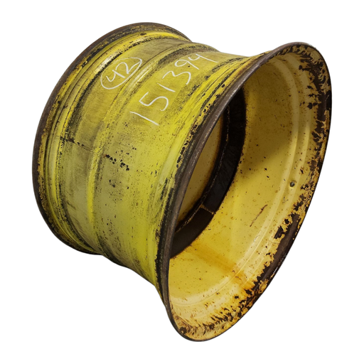 [NTS-151394] 25"W x 42"D, John Deere Yellow 10-Hole Formed Plate , 14.38" Offset