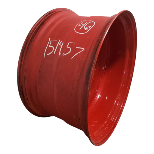 [NTS-151457] 25"W x 46"D, Fendt/Agco Red 12-Hole Formed Plate , -0.62" Offset