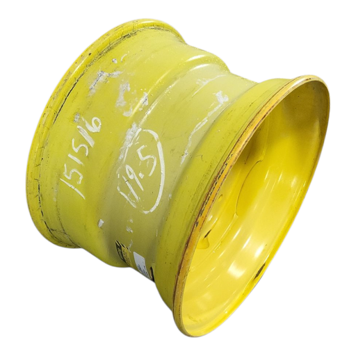 [NTS-151516] 12.25"W x 19.5"D, John Deere Yellow 8-Hole Formed Plate 12.25"W x 19.5"D, John Deere Yellow 8-Hole Formed Plate