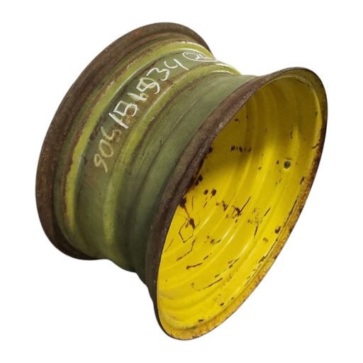 [NTS-151534] 14"W x 26"D, John Deere Yellow 8-Hole Formed Plate , 2.88" Offset