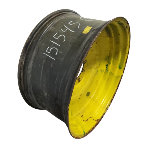 [NTS-151545] 18"W x 38"D, John Deere Yellow 10-Hole Formed Plate