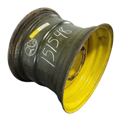 [NTS-151548] 20"W x 26"D, John Deere Yellow 8-Hole Formed Plate