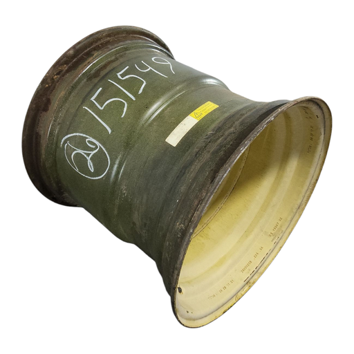 [NTS-151549] 25"W x 26"D, John Deere Yellow 8-Hole Formed Plate
