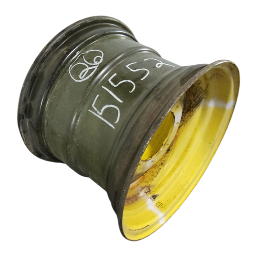 [NTS-151552] 20"W x 26"D, John Deere Yellow 8-Hole Formed Plate