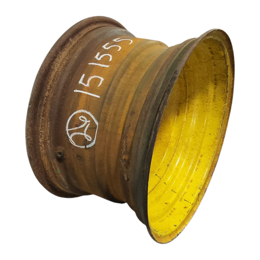 [NTS-151555] 16"W x 26"D, John Deere Yellow 8-Hole Formed Plate