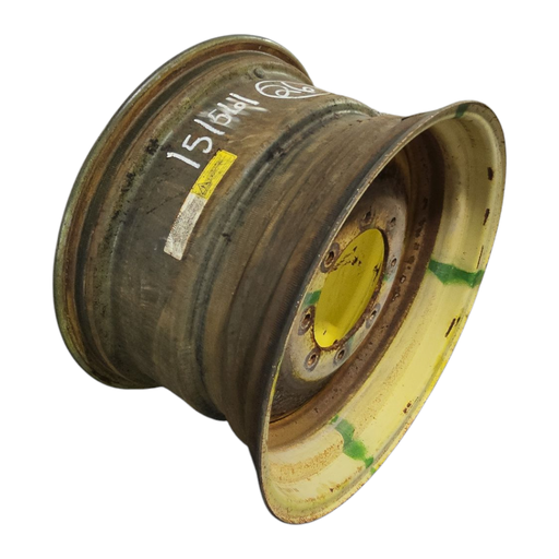 [NTS-151561] 16"W x 26"D, John Deere Yellow 8-Hole Formed Plate , 4.38" Offset