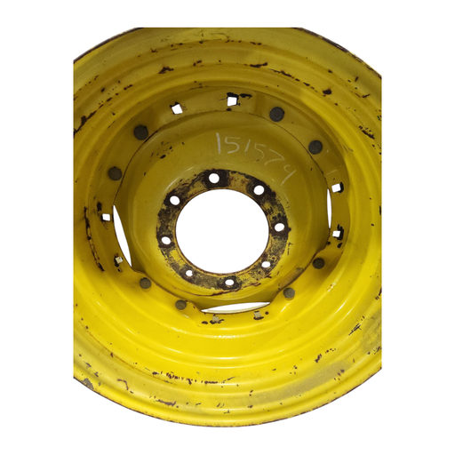 [NTS-151574] 8-Hole Waffle Wheel (Groups of 2 bolts) Center for 28"-30" Rim, John Deere Yellow
