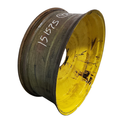 [NTS-151575] 16"W x 42"D, John Deere Yellow 10-Hole Formed Plate