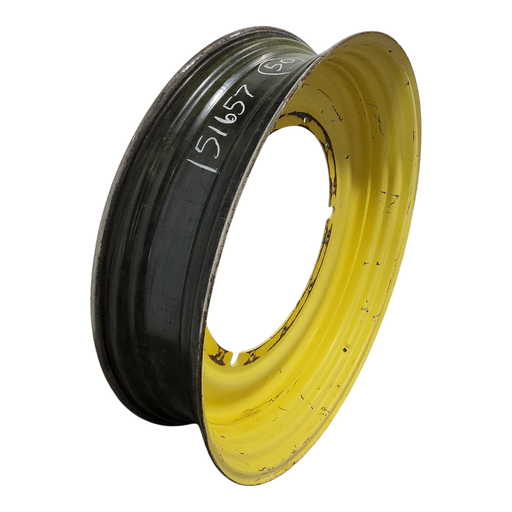 [NTS-151657] 12"W x 50"D, John Deere Yellow 12-Hole Stub Disc , -3.12" Offset