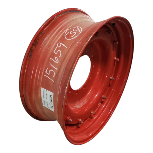 [NTS-151659] 13"W x 34"D, Fendt/Agco Red 12-Hole Stub Disc