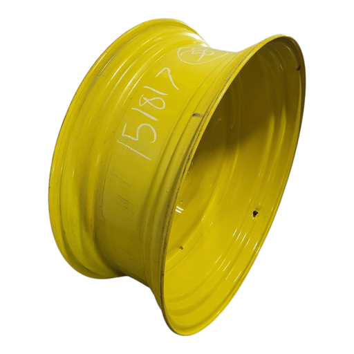 [NTS-151817] 15"W x 38"D, John Deere Yellow 8-Hole Formed Plate
