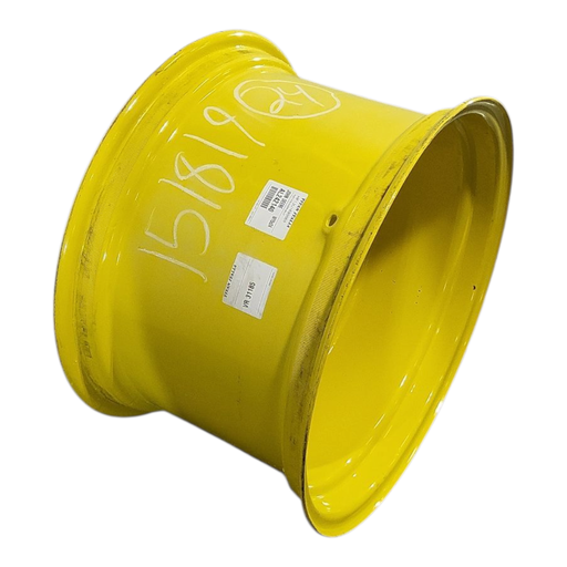 [NTS-151819] 15"W x 24"D, John Deere Yellow 8-Hole Formed Plate