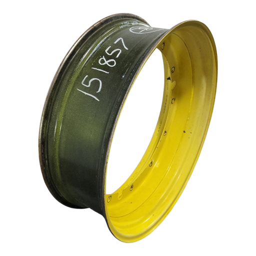 [NTS-151857] 12"W x 38"D, John Deere Yellow 12-Hole Stub Disc , 1.88" Offset