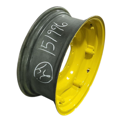 [NTS-151996] 10"W x 24"D, John Deere Yellow 6-Hole Rim, Clamp/Loop Style